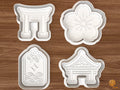 Japanese Cookie Cutter Set STL File - 01 set main