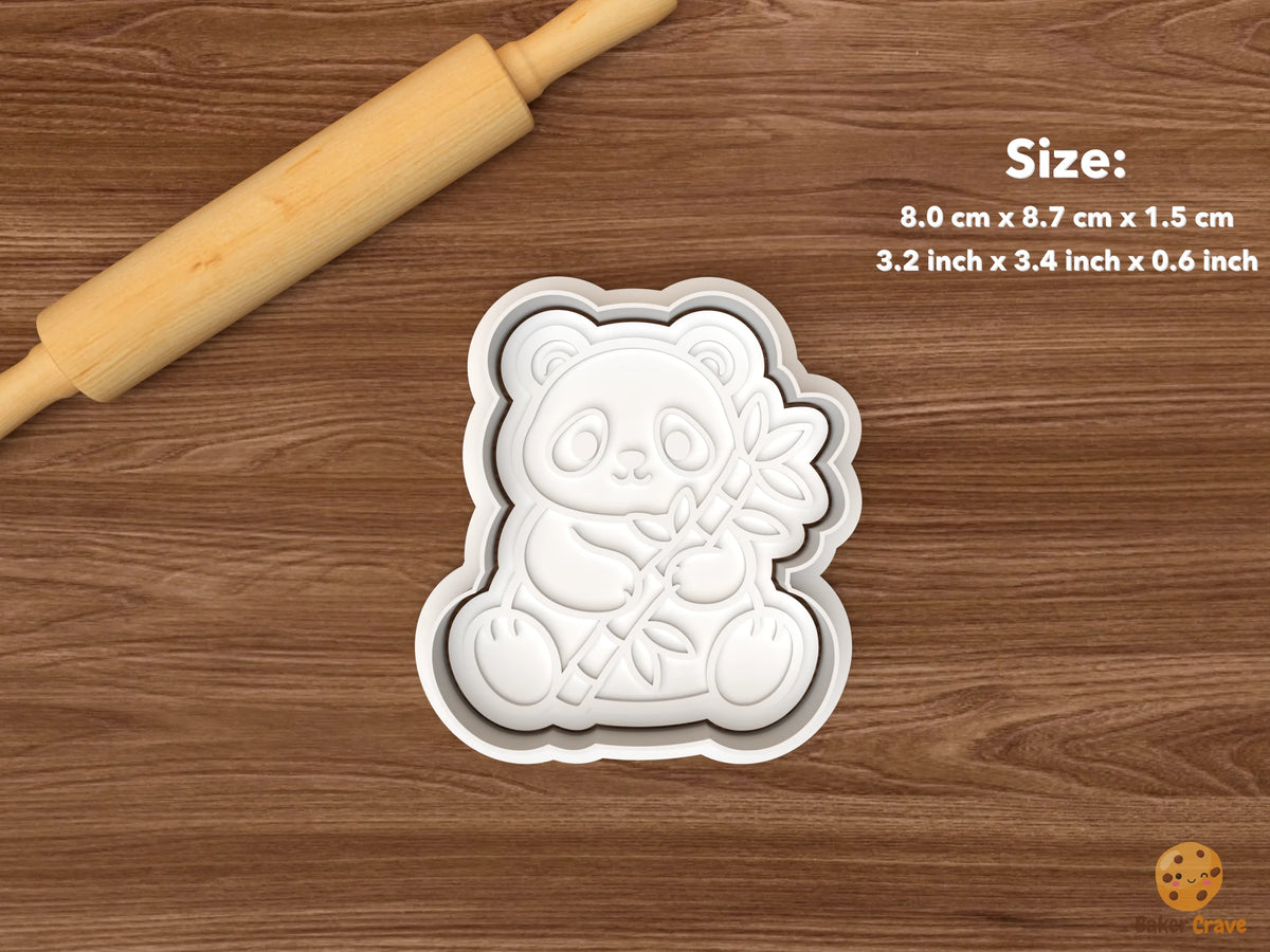 Kawaii Giant Panda Cookie Cutter Set