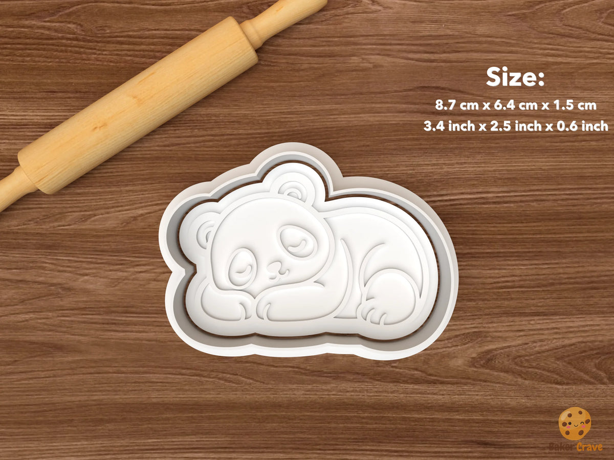 Kawaii Giant Panda Cookie Cutter Set
