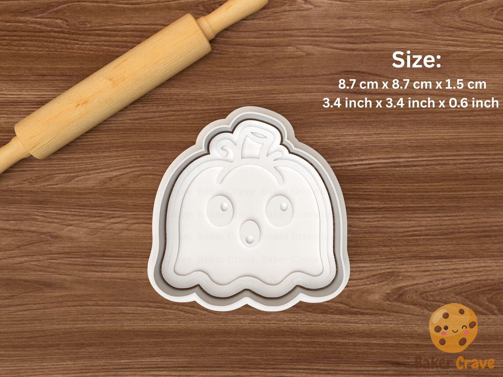 Kawaii Pumpkin Cookie Cutter Set STL File - kawaiipump3