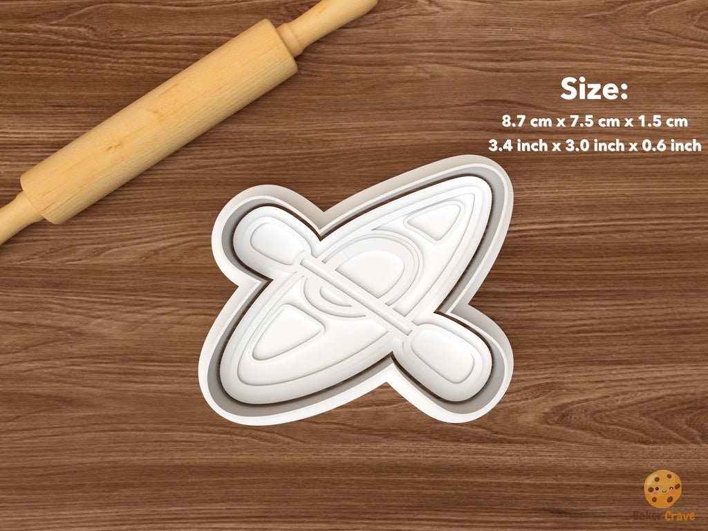 Kayaking Cookie Cutter Set STL File