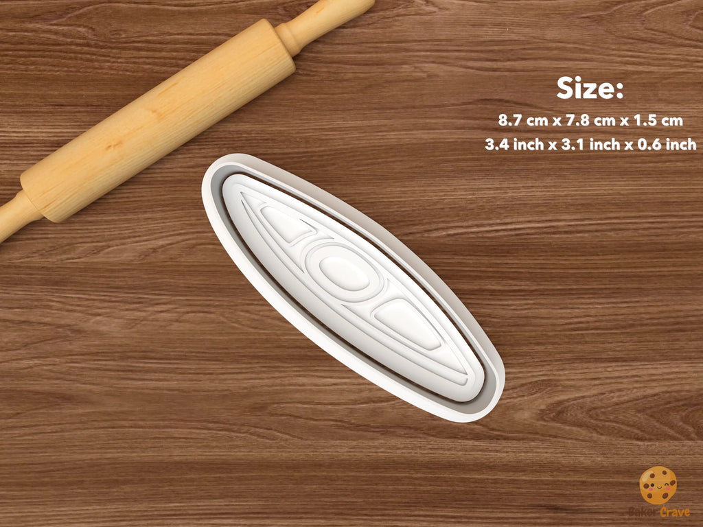 Kayaking Cookie Cutter Set STL File