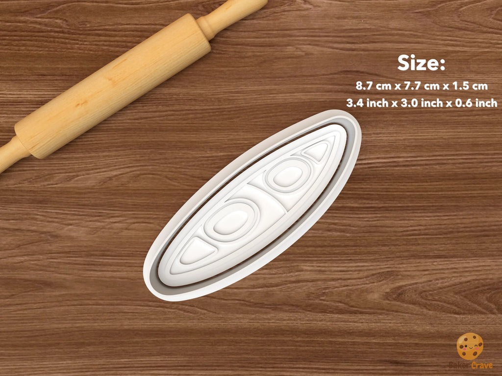 Kayaking Cookie Cutter Set STL File