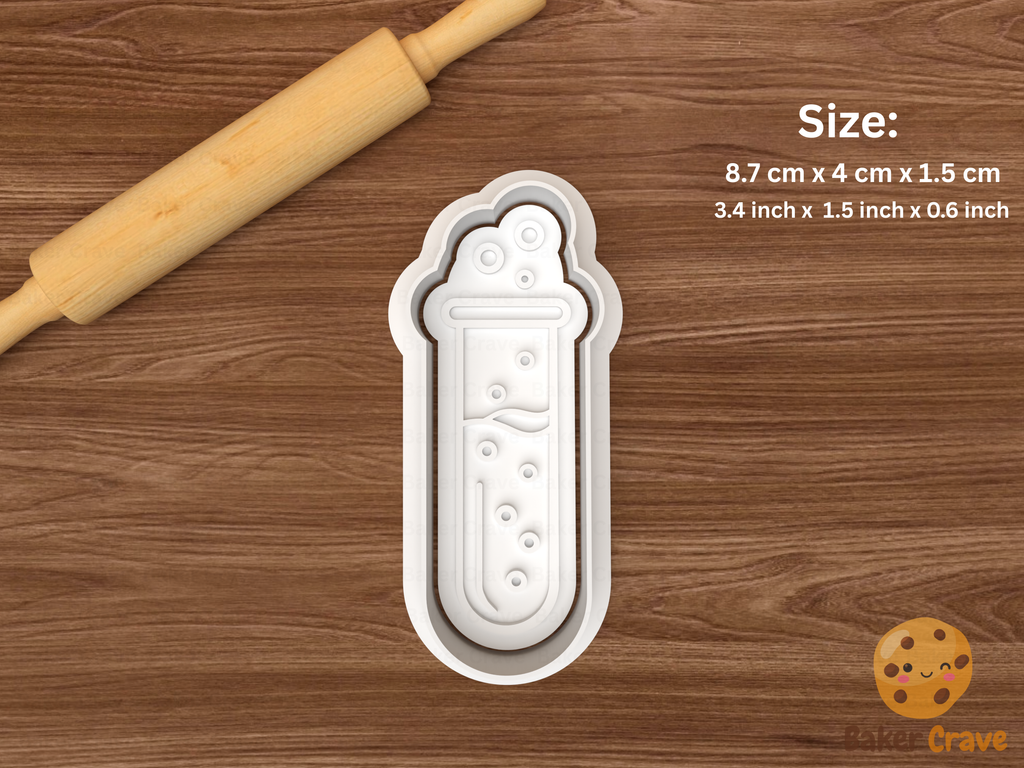 Science Lab Cookie Cutter Set STL File - lab6