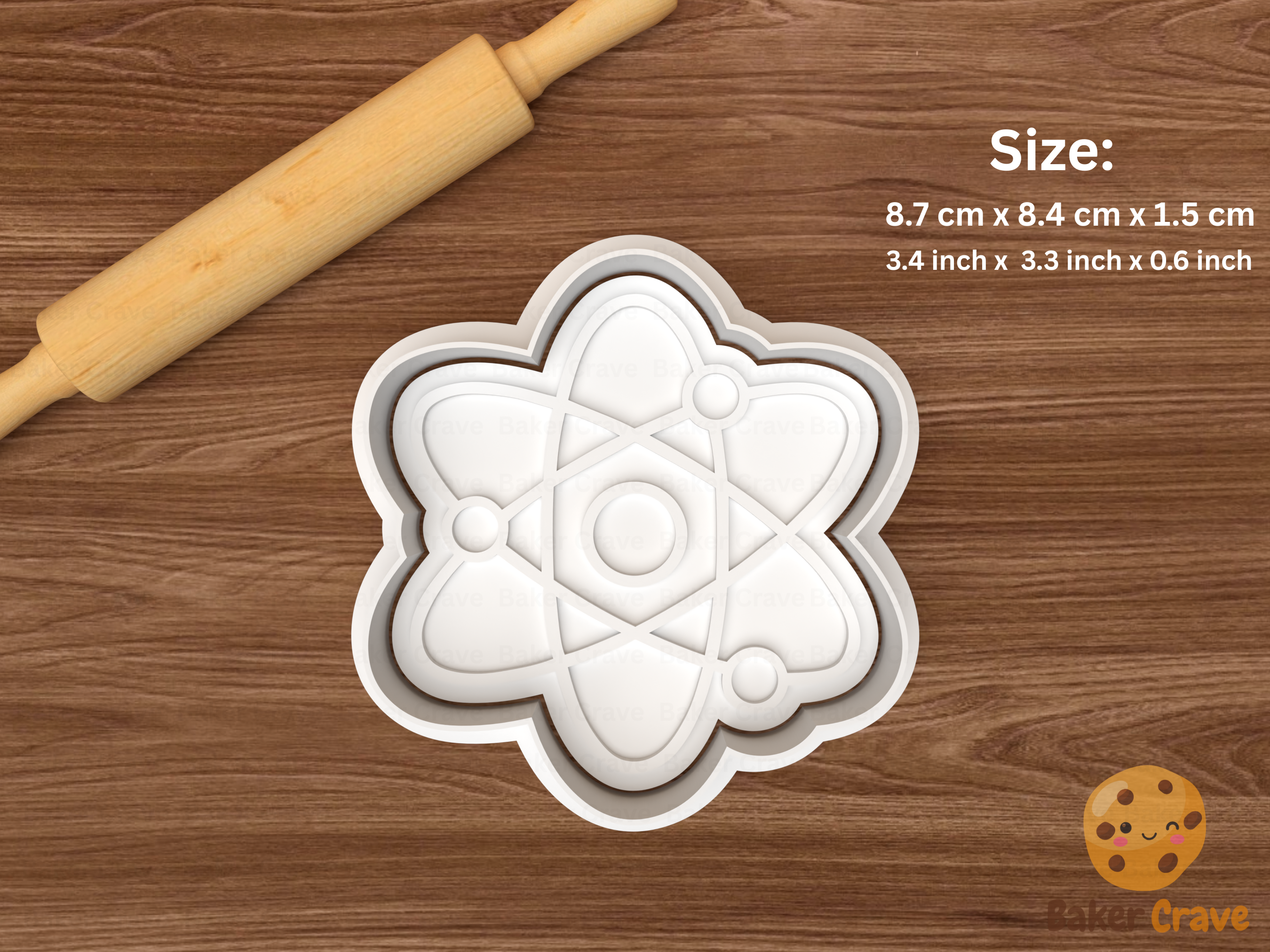 Science Lab Cookie Cutter Set STL File - lab7