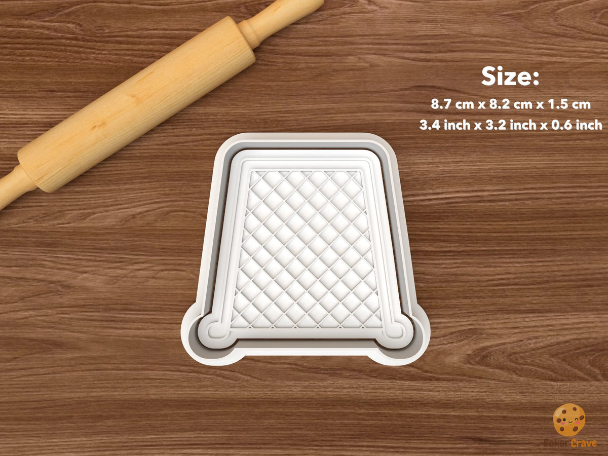 Lacrosse Cookie Cutter Set - single lacrosse goal