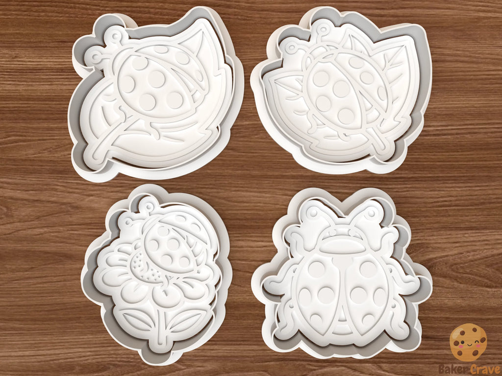 Ladybug Cookie Cutter Set STL File - ladybug1