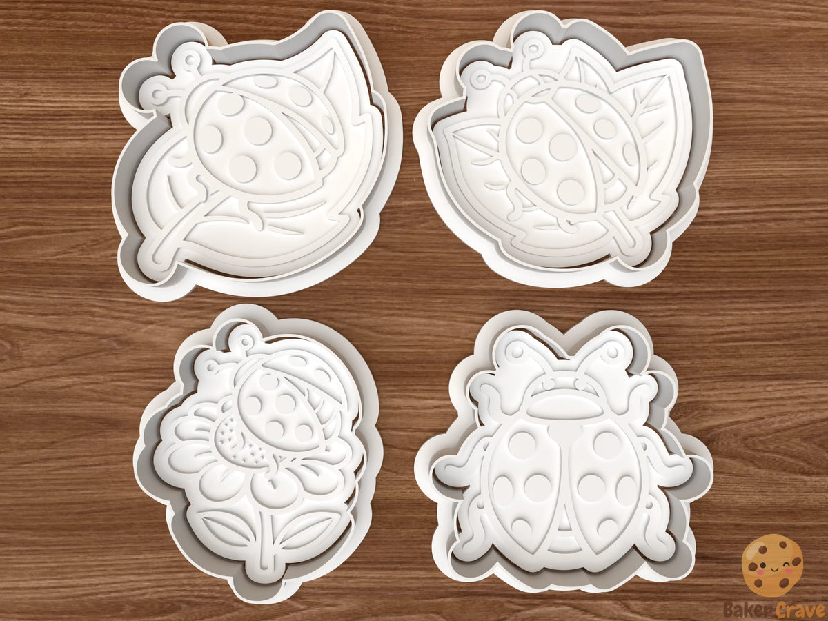 Ladybug Cookie Cutter Set STL File - ladybug1