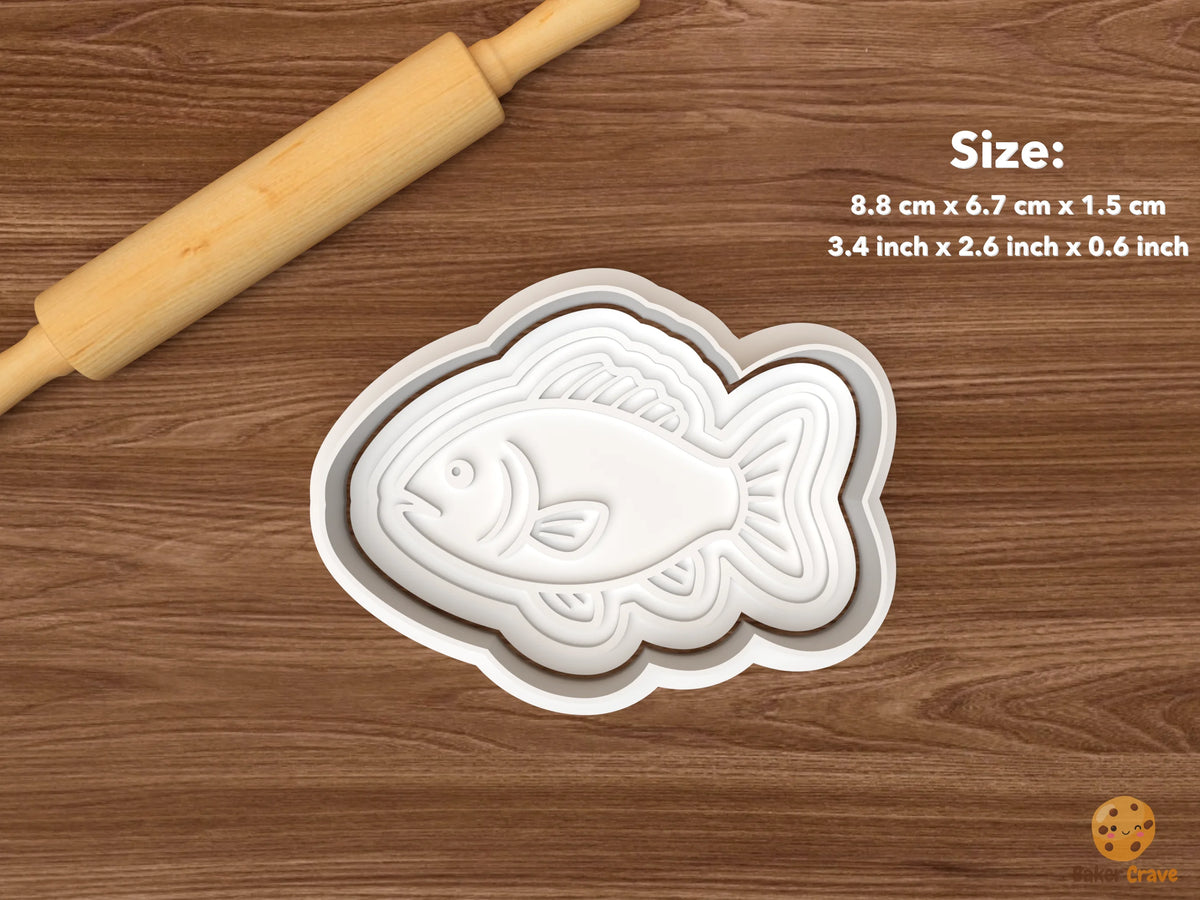 Lake Life Fishing Cookie Cutter Set - single fish