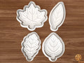 Leaf Cookie Cutter Set STL File - leaf1