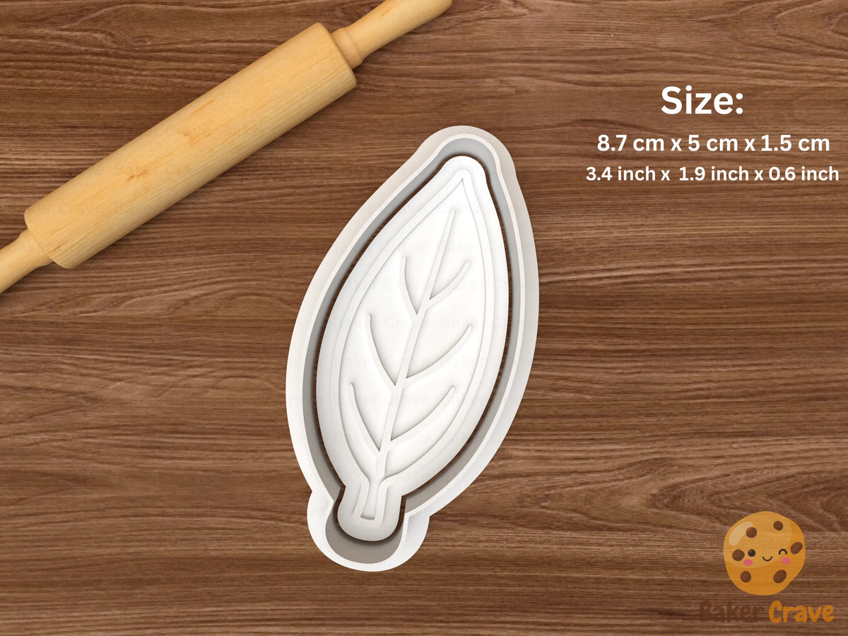 Leaf Cookie Cutter Set STL File - leaf2