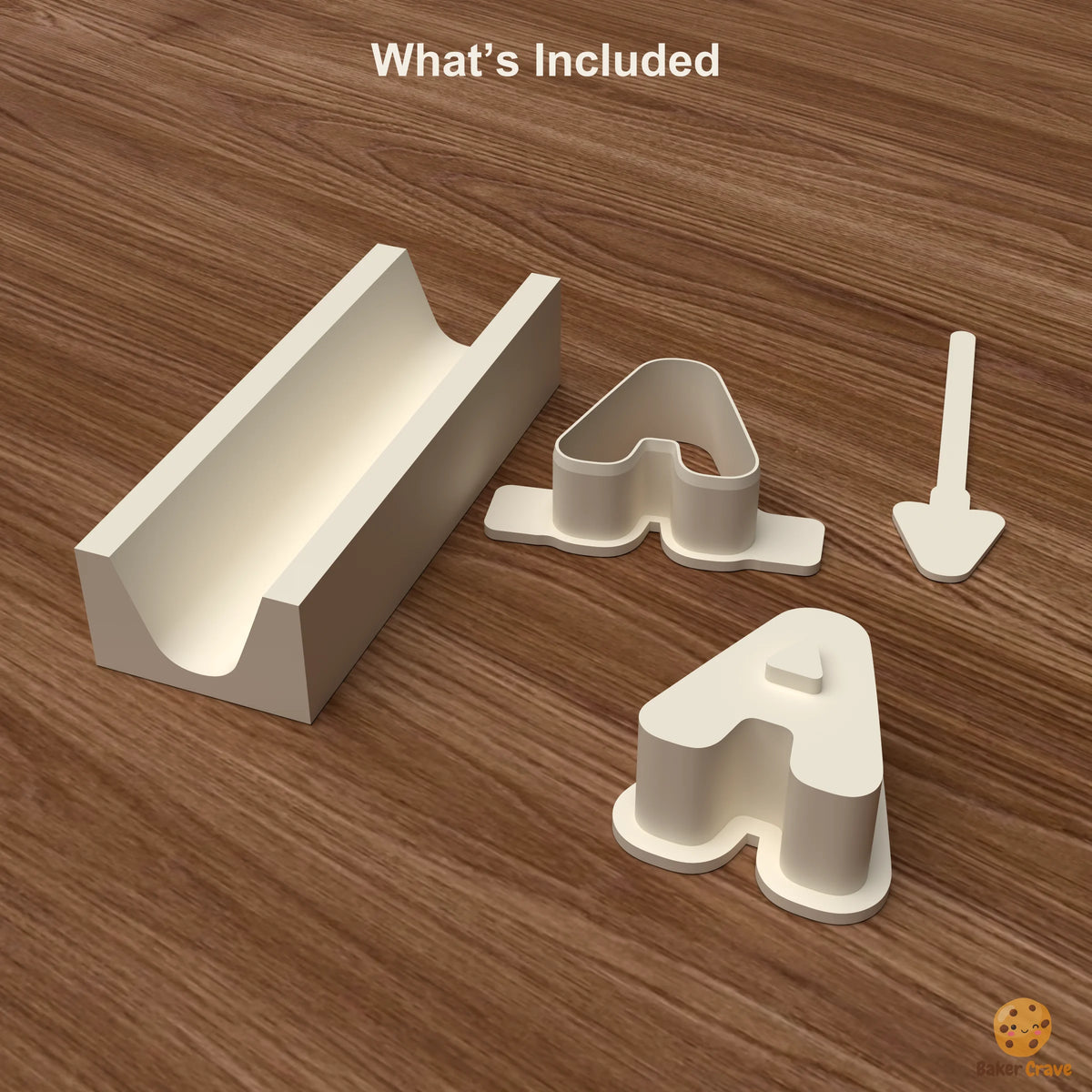 Letter A Cake Pop Mold STL File