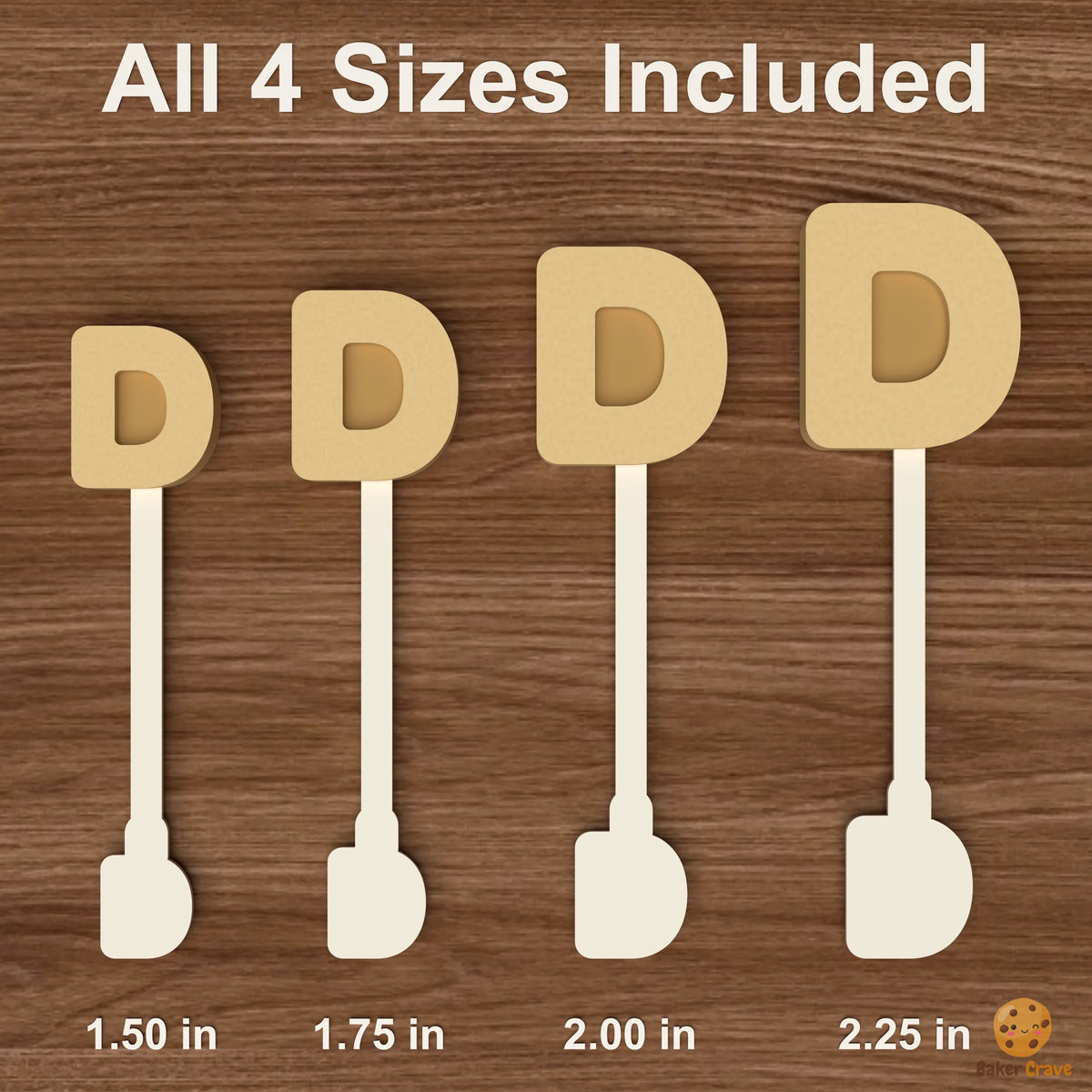 Letter D Cake Pop Mold STL File