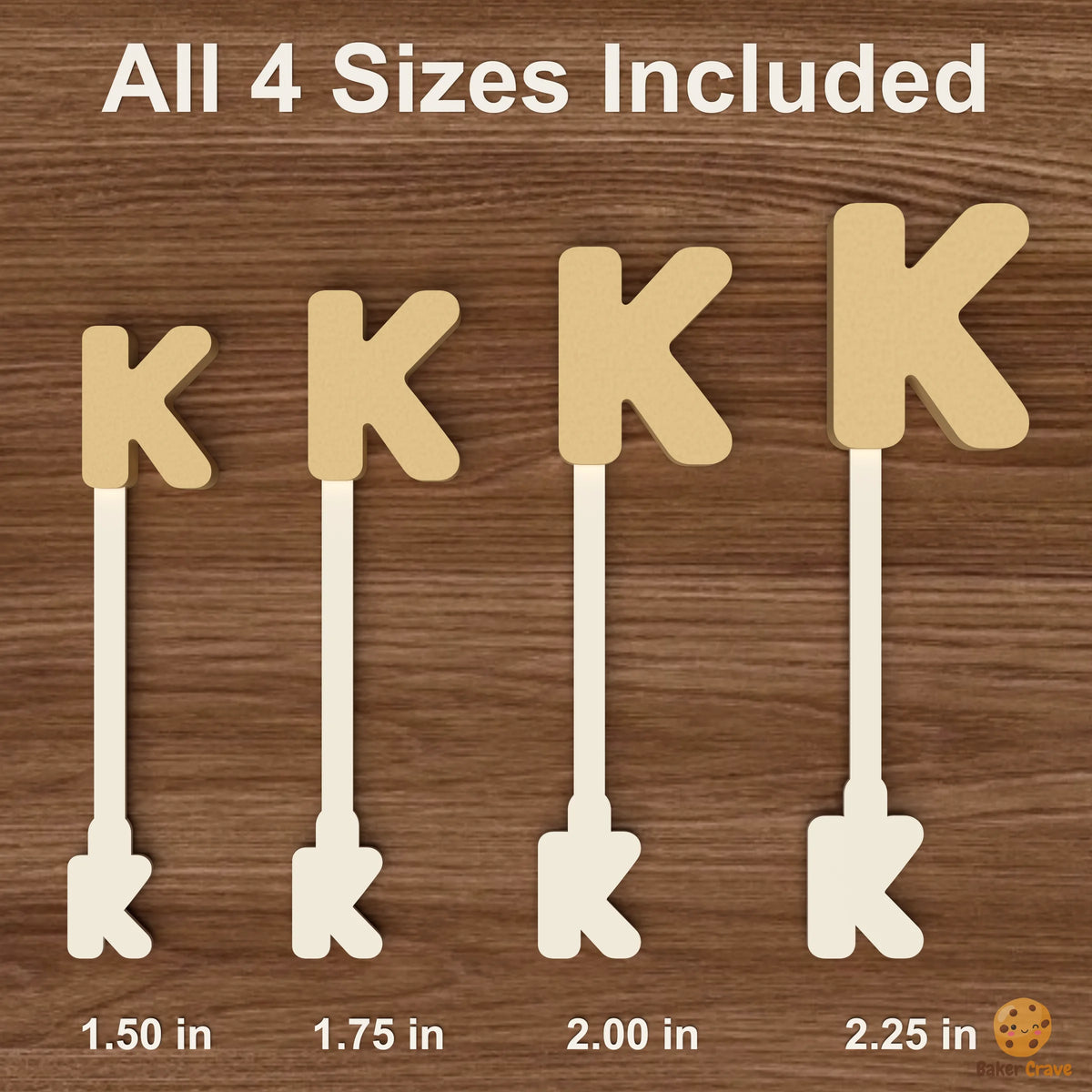 Letter K Cake Pop Mold STL File