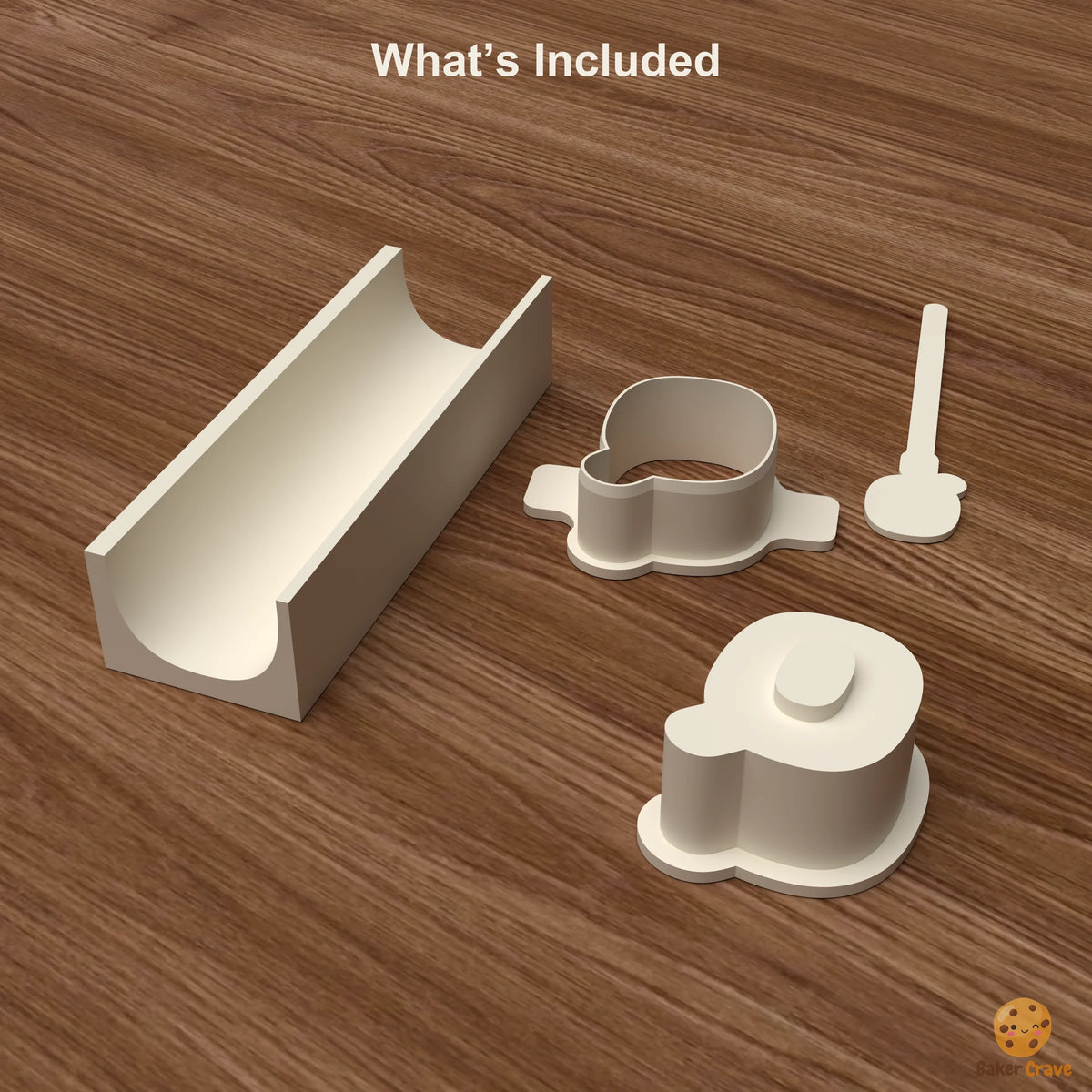 Letter Q Cake Pop Mold STL File