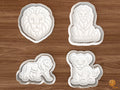 Lion Cookie Cutter Set STL File - 01 set main