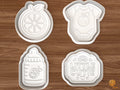 Little Cutie Baby Shower Cookie Cutter Set STL File - 01 set main