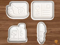 Love Letters Cookie Cutter Set STL File - 01 set main