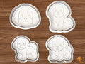 Maltese Dog Cookie Cutter Set STL File - 01 set main