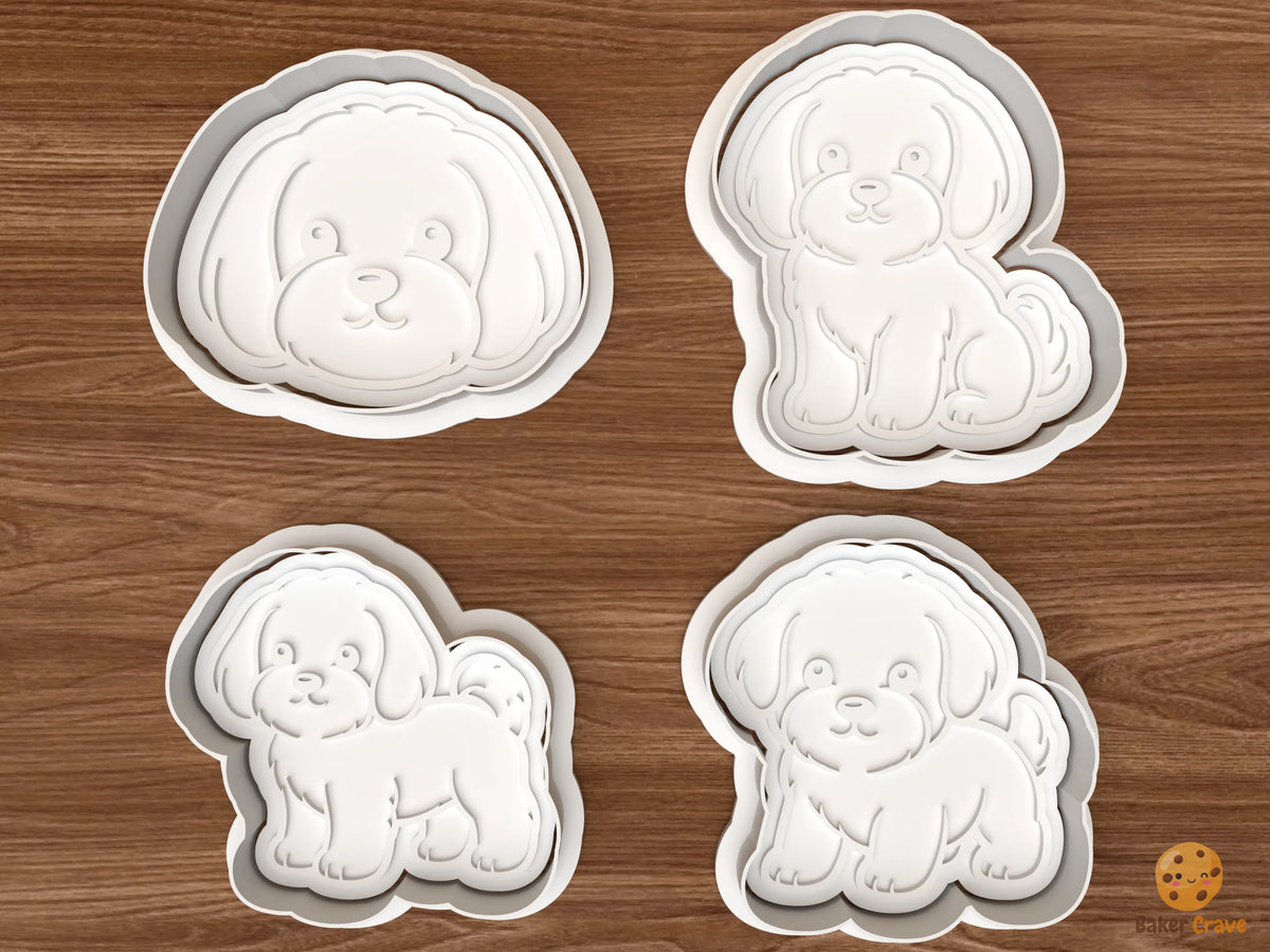 Maltese Dog Cookie Cutter Set - 01 set main