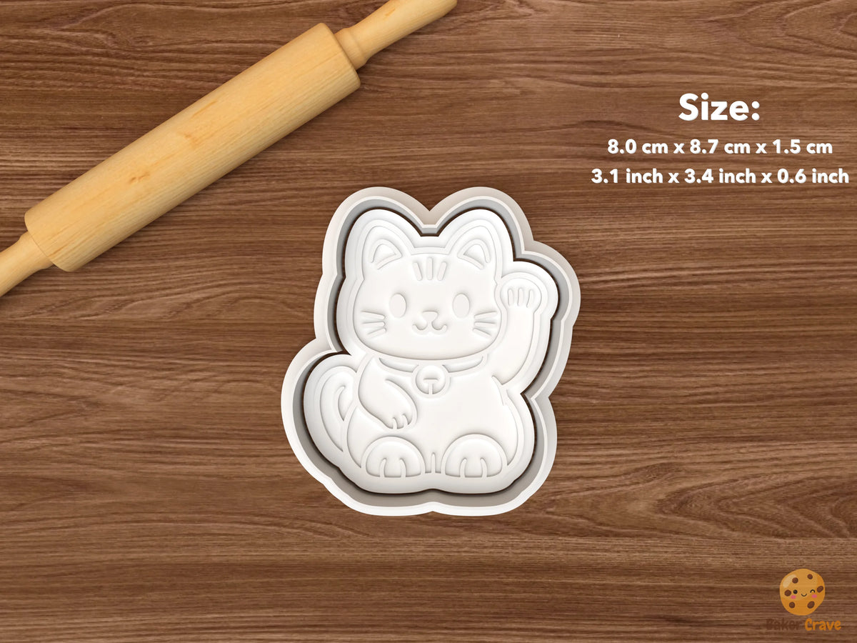Maneki Neko Cookie Cutter Set