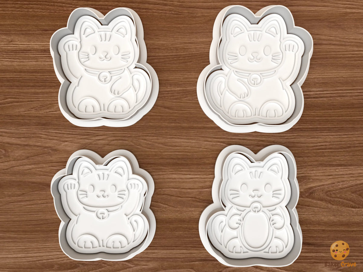 Maneki Neko Cookie Cutter Set