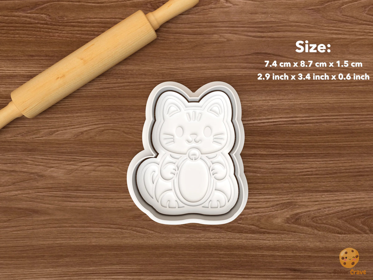 Maneki Neko Cookie Cutter Set