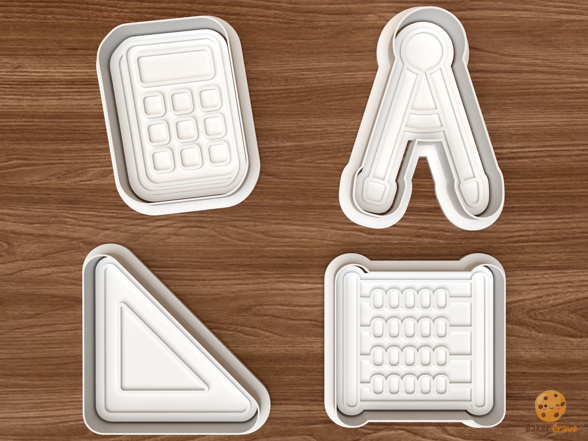 Math Teacher Appreciation Cookie Cutter Set