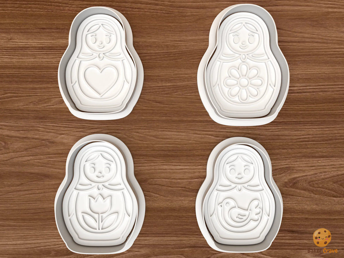 Matryoshka Dolls Cookie Cutter Set