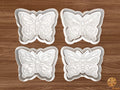 Mechanical Butterfly Cookie Cutter Set STL File - butterfly1
