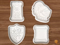 Medieval Kingdom Cookie Cutter Set STL File - 01 set main