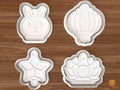 Mid Autumn Lantern Festival Cookie Cutter Set STL File