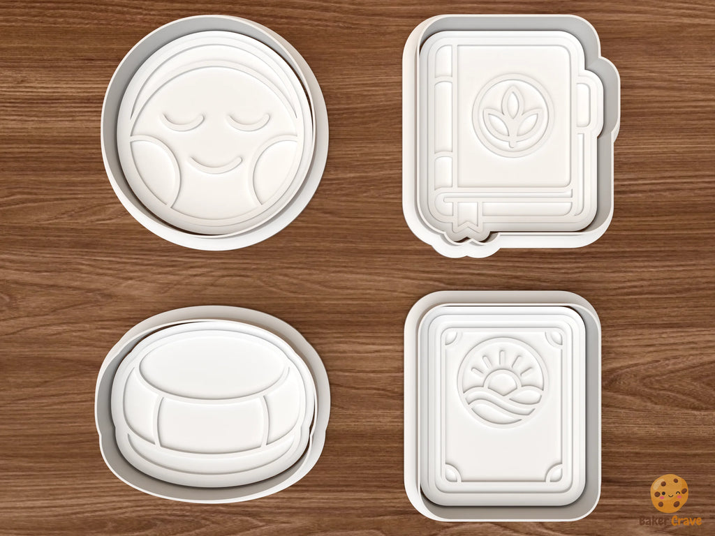 Mindful Wellness Cookie Cutter Set STL File - 01 set main