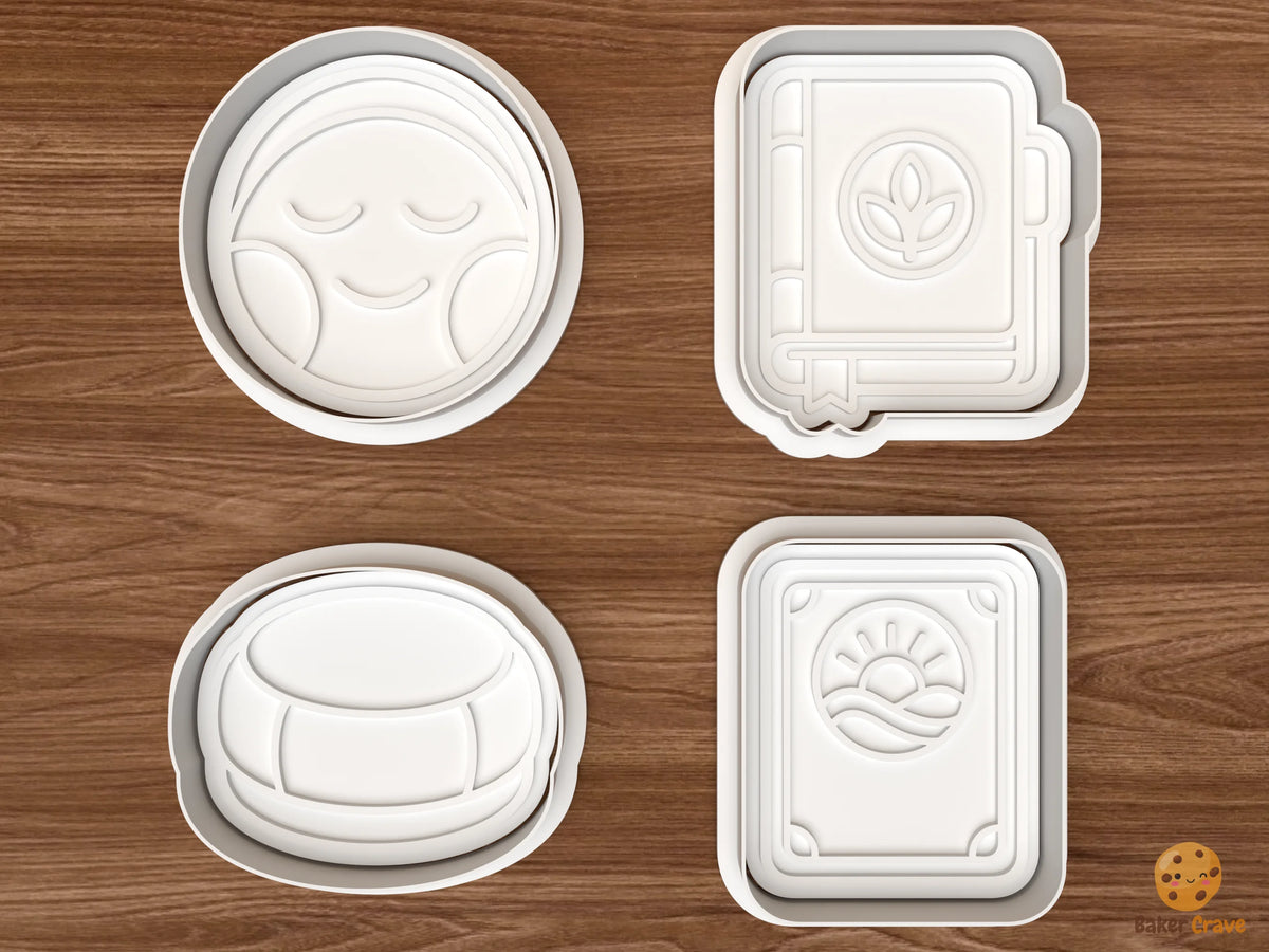Mindful Wellness Cookie Cutter Set STL File - 01 set main