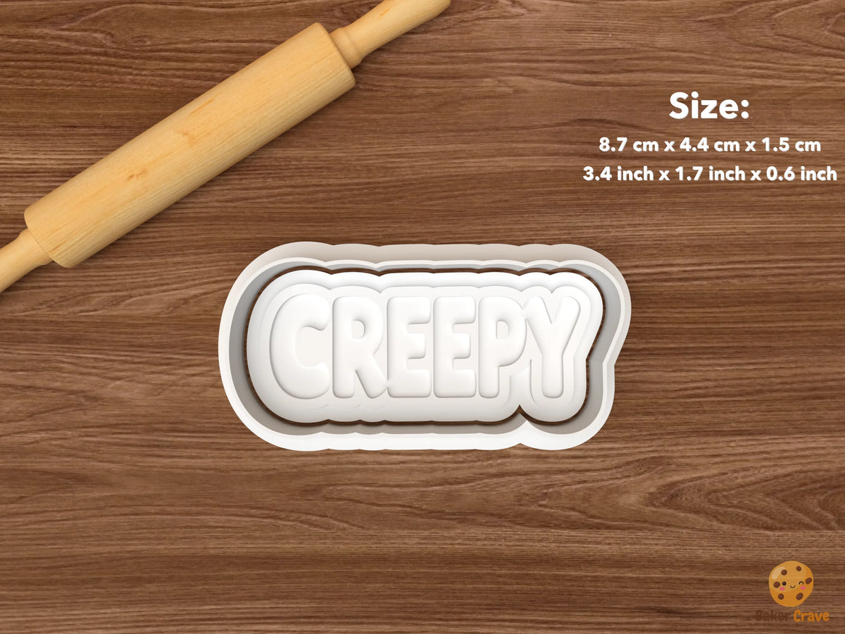 Mini Spooky Words Cookie Cutter Set