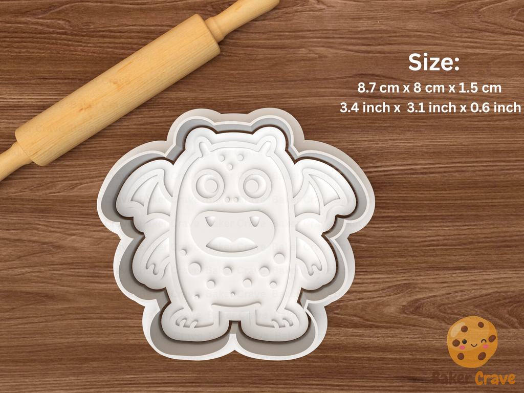 Monster Cookie Cutter Set STL File - monster4fix