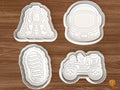 Moon Landing Cookie Cutter Set STL File - 01 set main