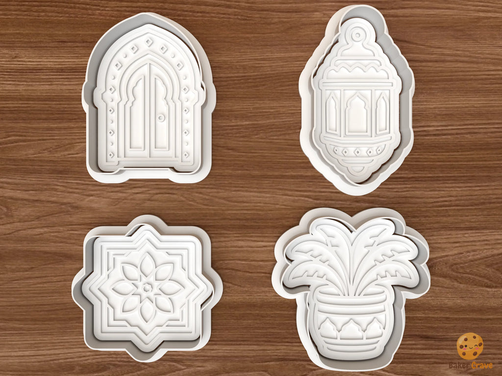 Moroccan Ramadan Cookie Cutter Set STL File - 01 set main