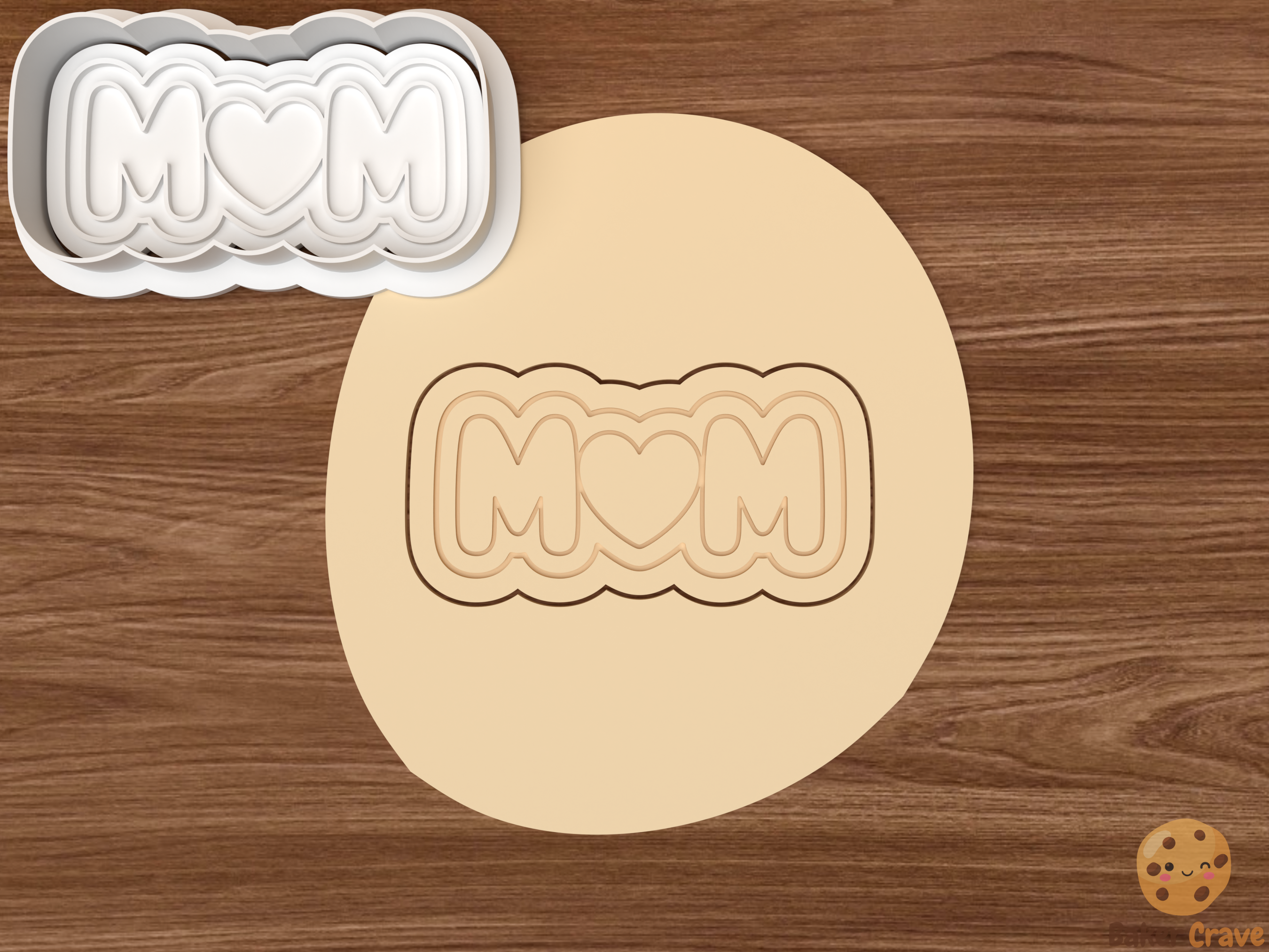 Mother’s Day Cookie Cutter Set STL File - mother2