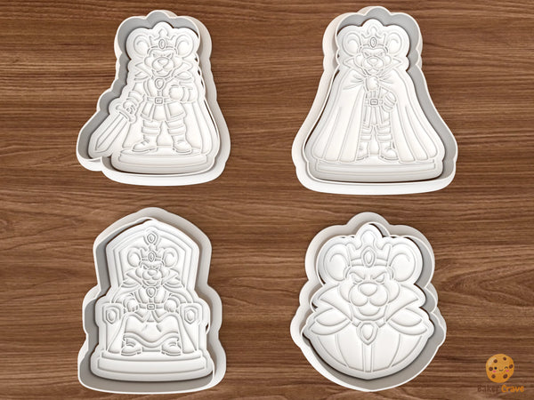 Mouse King Christmas Cookie Cutter Set