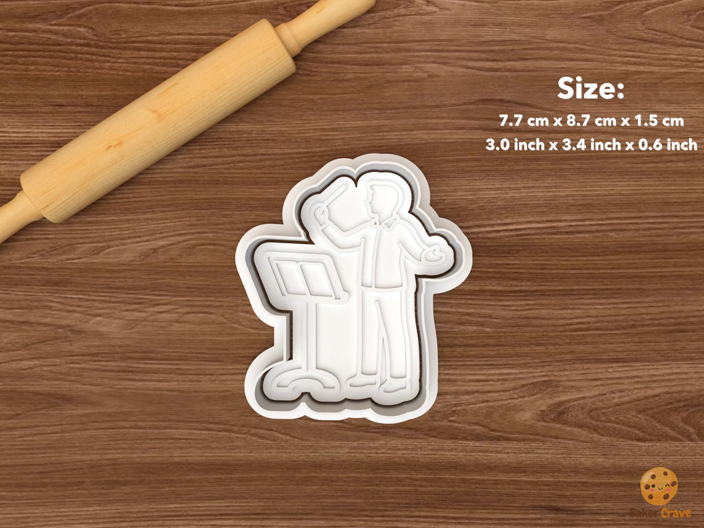 Music Teacher Appreciation Cookie Cutter Set STL File