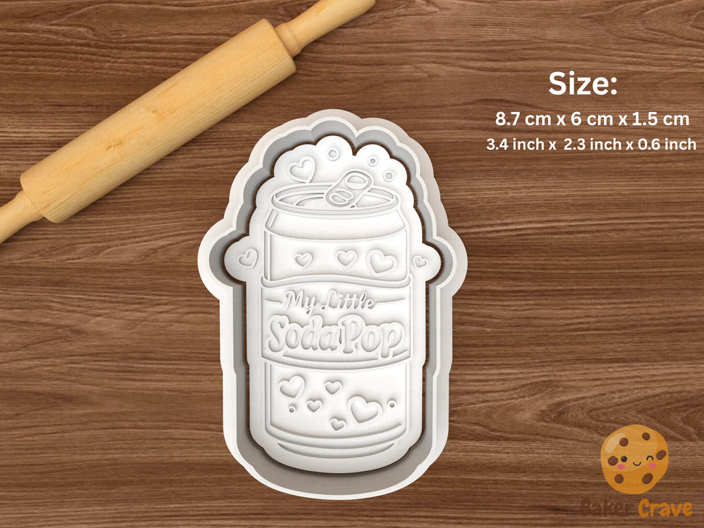 My Little Soda Pop Cookie Cutter Set STL File - soda4
