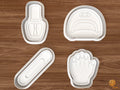 Nail Tech Cookie Cutter Set STL File - 01 set main