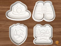 National Park Ranger Cookie Cutter Set STL File - 01 set main