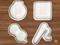 Needlepoint Craft Cookie Cutter Set STL File - 01 set main