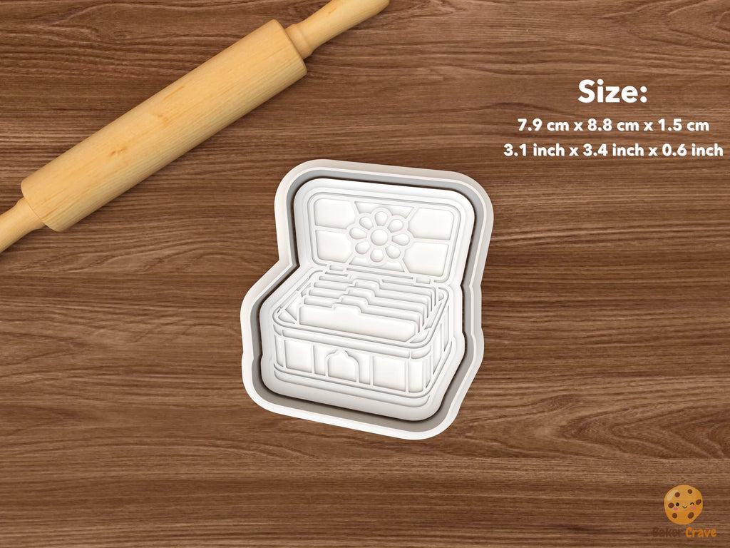 Nonna Christmas Kitchen Cookie Cutter Set STL File - single recipe box