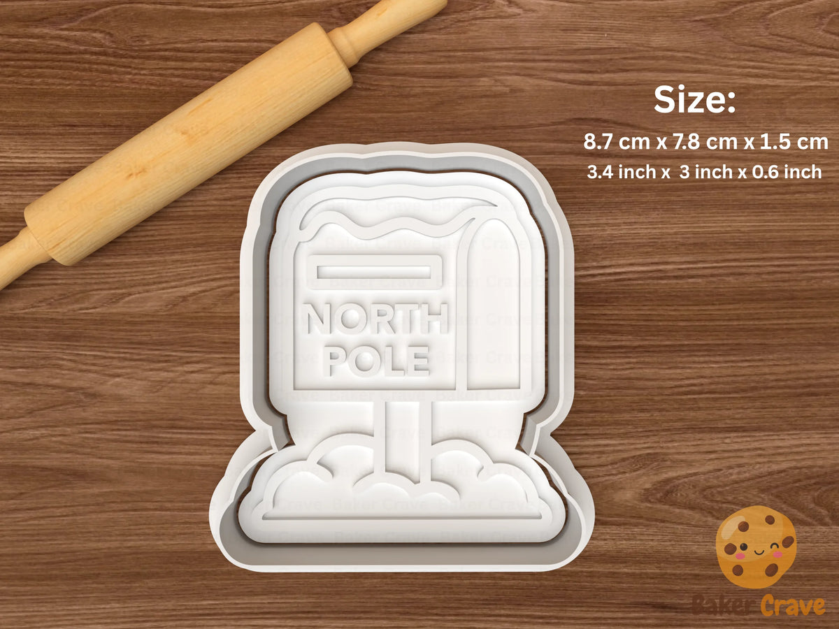 North Pole Mail Cookie Cutter Set - np5