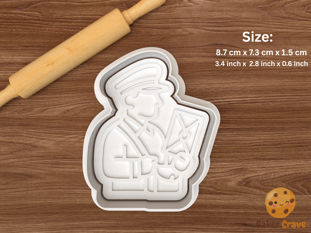 North Pole Mail Cookie Cutter Set STL File - np4