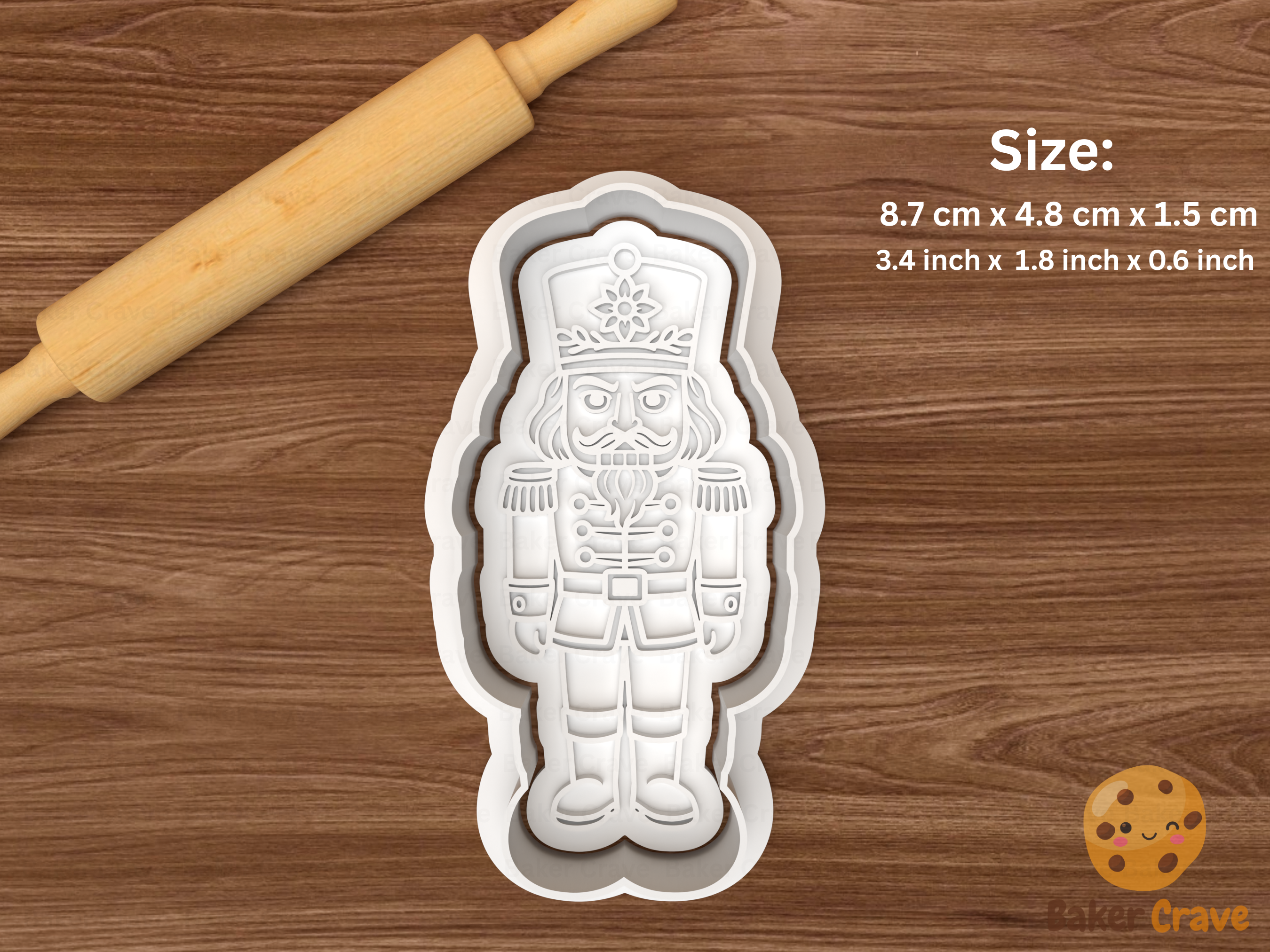 Nutcracker Cookie Cutter STL File - ntcrck 2