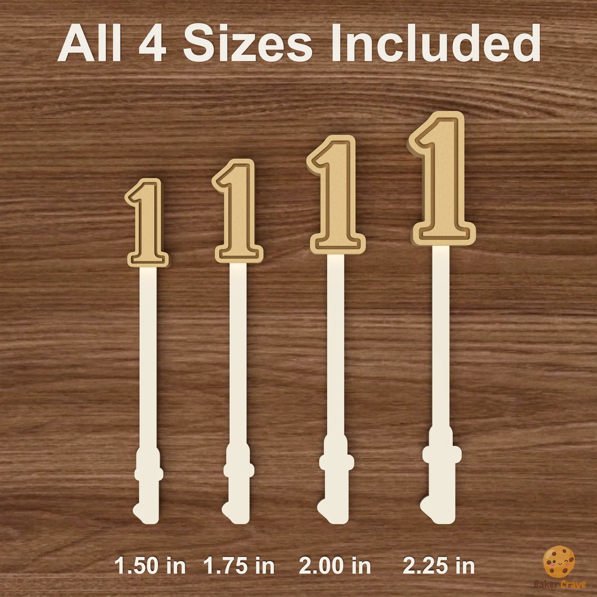Number 1 Cake Pop Mold STL File